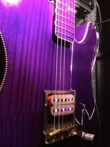 purple guitar