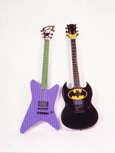 batman and joker guitars