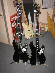 black guitars