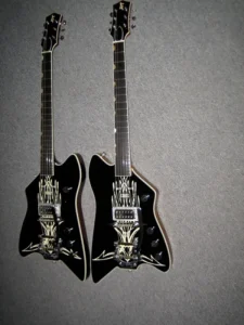 black guitar