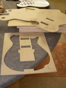 Bolin Guitar being built