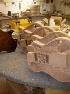 Bolin Guitars being built