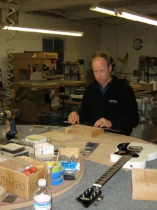 Pierra in Bolin Wood Shop